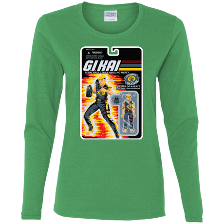 T-Shirts Irish Green / S GI KAI Women's Long Sleeve T-Shirt