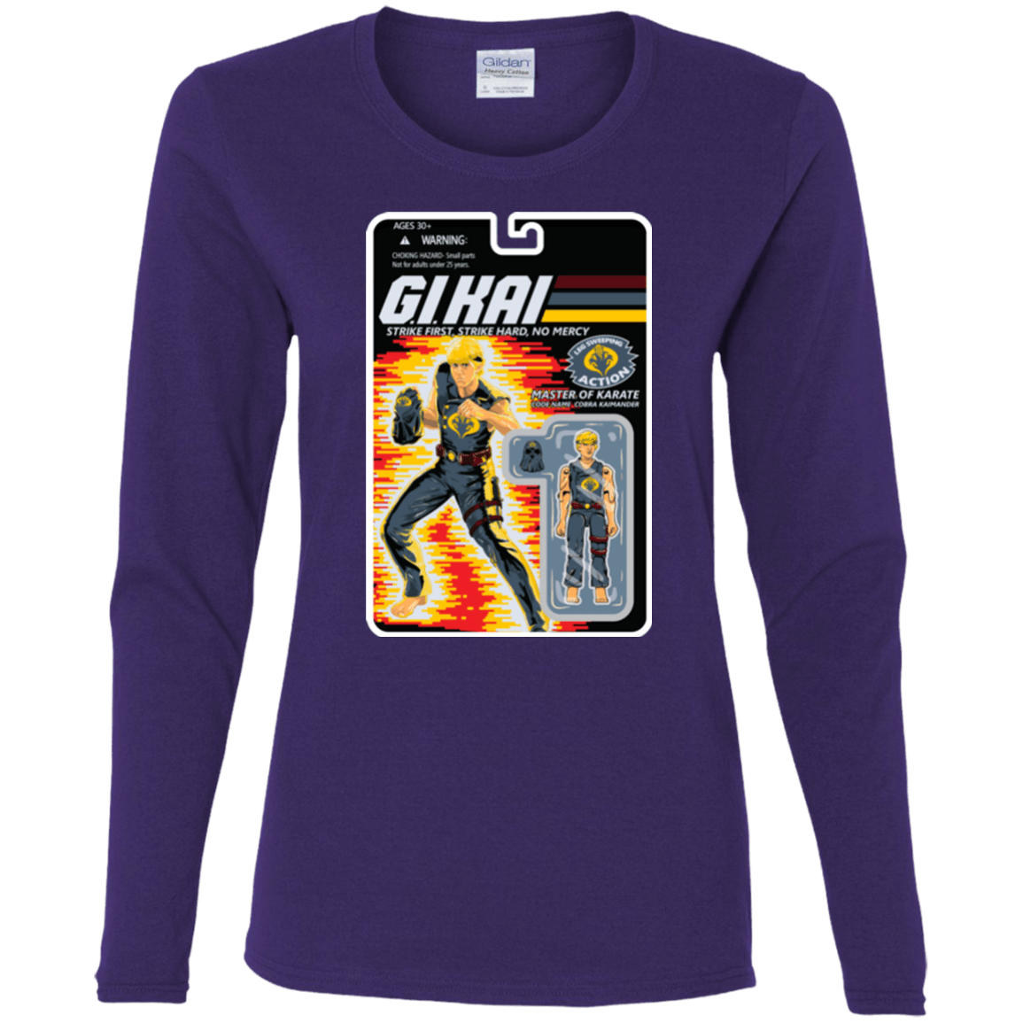 T-Shirts Purple / S GI KAI Women's Long Sleeve T-Shirt