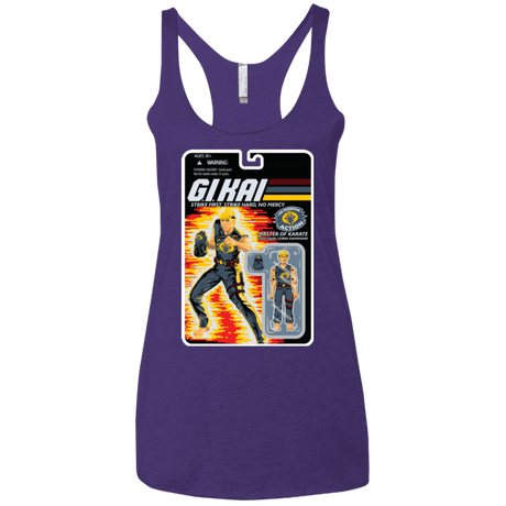 T-Shirts Purple Rush / X-Small GI KAI Women's Triblend Racerback Tank