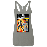 T-Shirts Venetian Grey / X-Small GI KAI Women's Triblend Racerback Tank