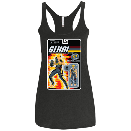 T-Shirts Vintage Black / X-Small GI KAI Women's Triblend Racerback Tank