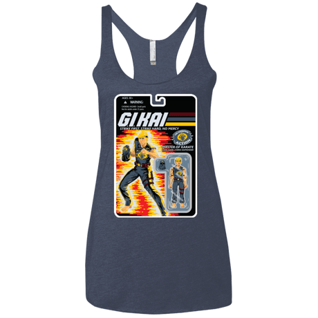 T-Shirts Vintage Navy / X-Small GI KAI Women's Triblend Racerback Tank