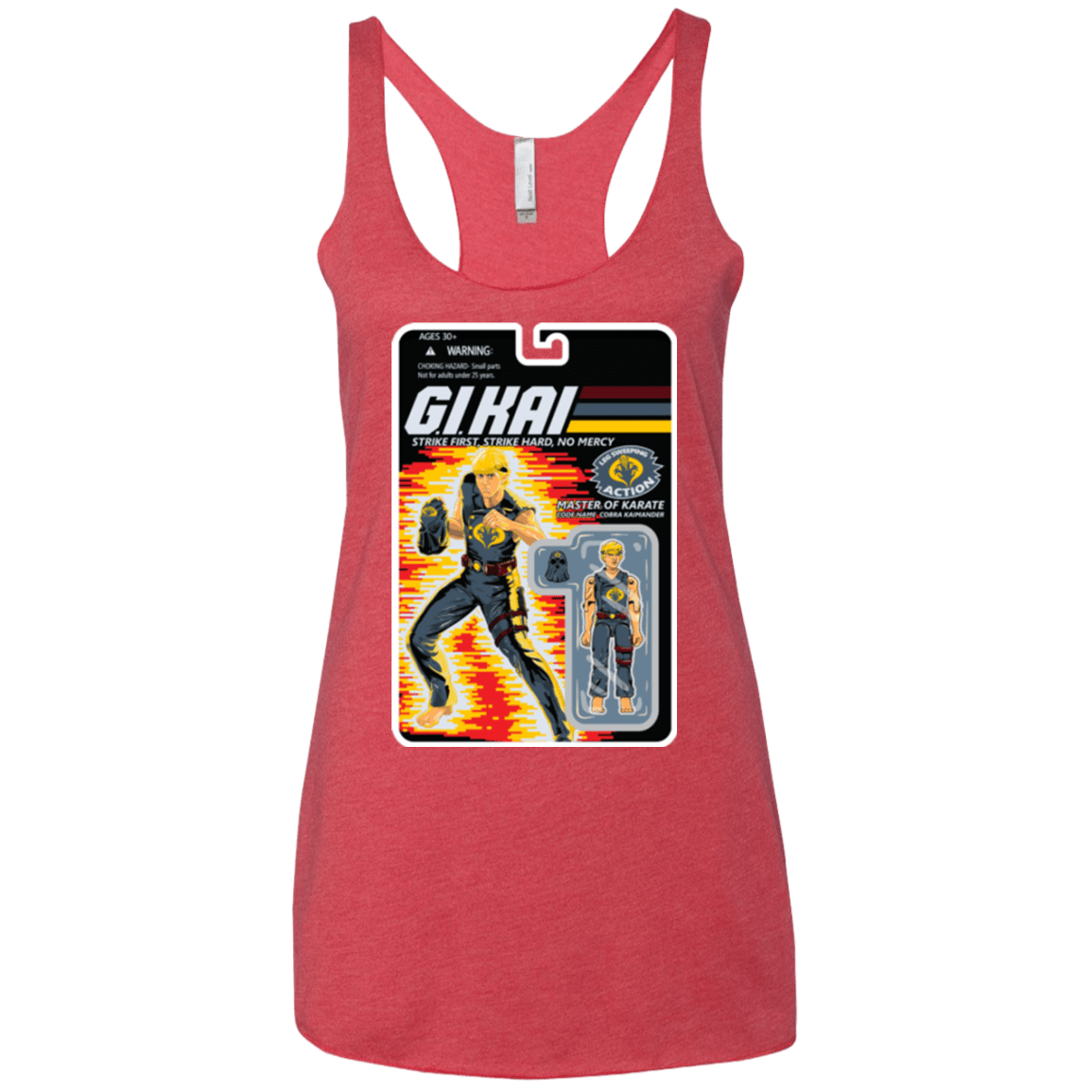 T-Shirts Vintage Red / X-Small GI KAI Women's Triblend Racerback Tank