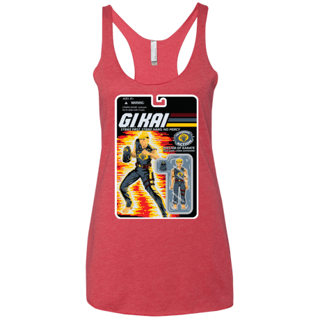 T-Shirts Vintage Red / X-Small GI KAI Women's Triblend Racerback Tank