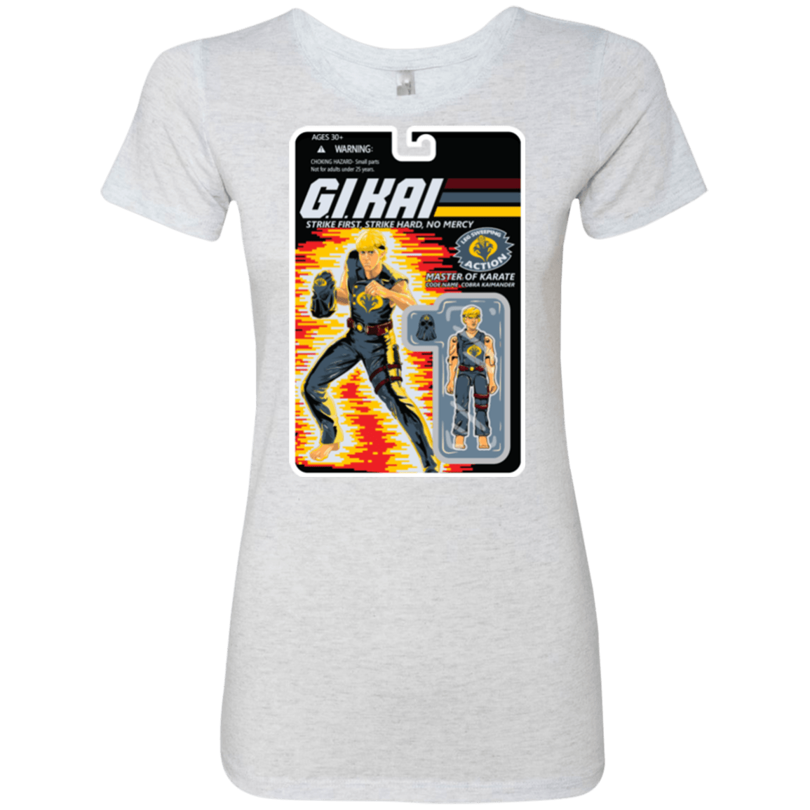 T-Shirts Heather White / S GI KAI Women's Triblend T-Shirt