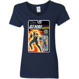 T-Shirts Navy / S GI KAI Women's V-Neck T-Shirt