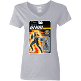 T-Shirts Sport Grey / S GI KAI Women's V-Neck T-Shirt