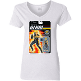 T-Shirts White / S GI KAI Women's V-Neck T-Shirt