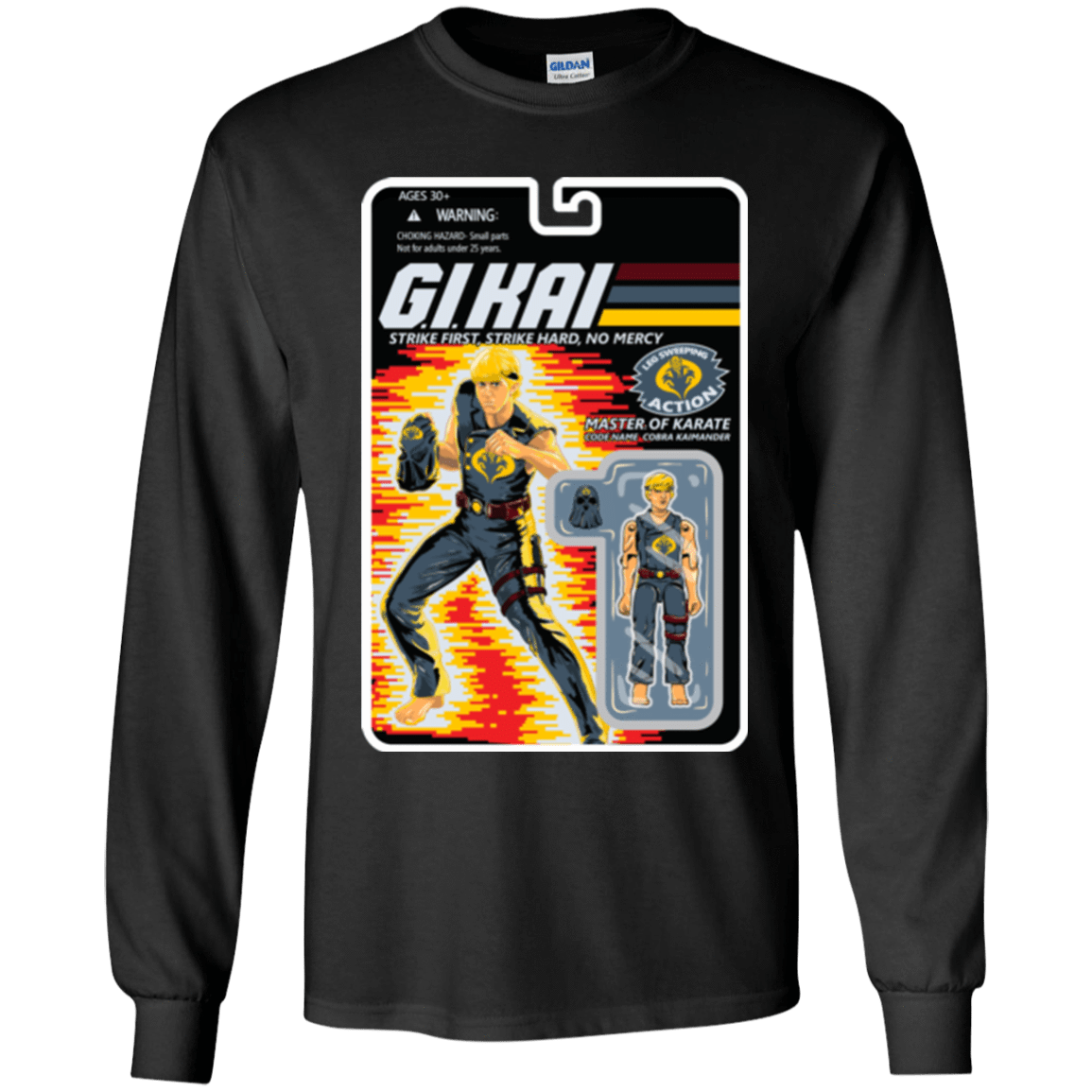 T-Shirts Black / YS GI KAI Youth Long Sleeve T-Shirt