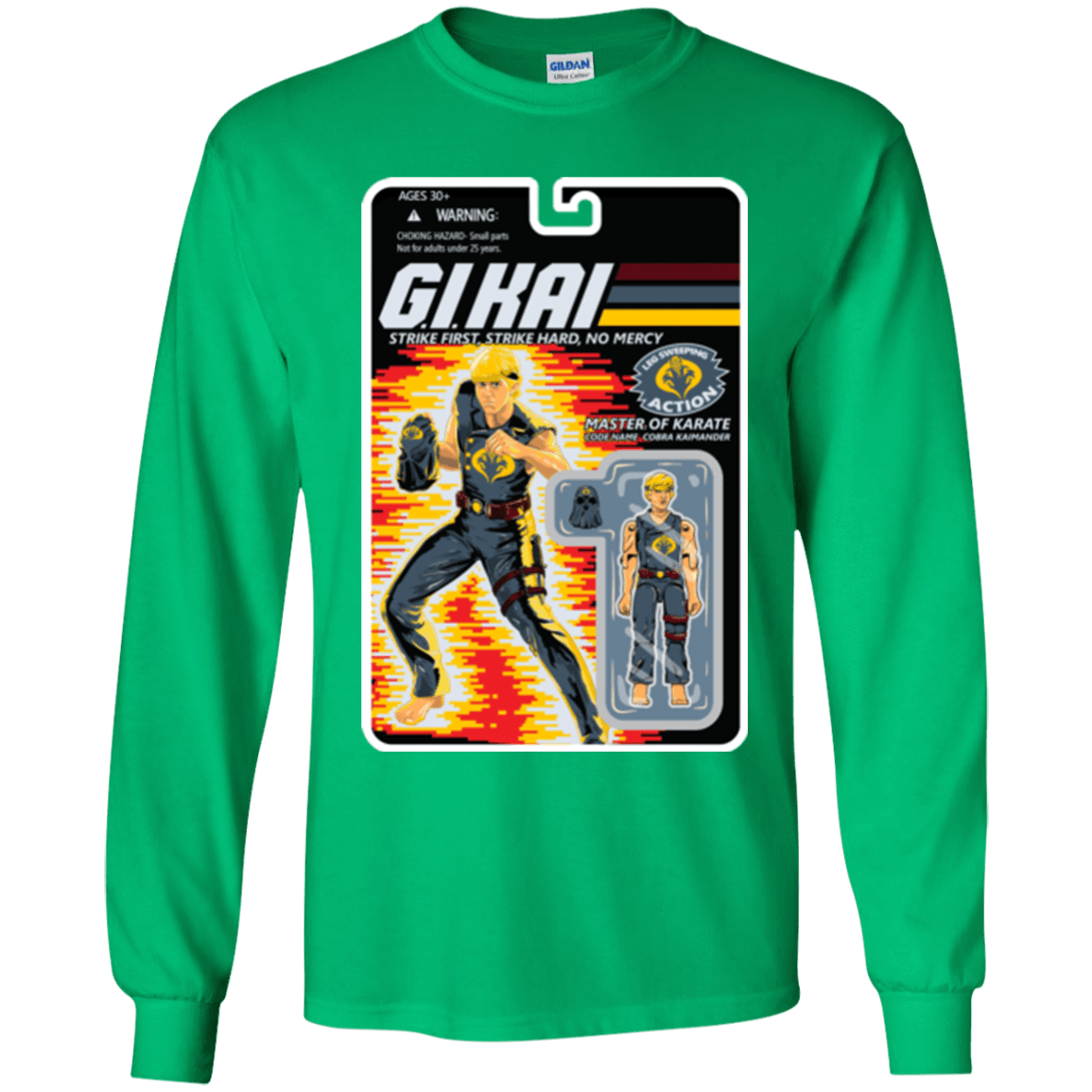 T-Shirts Irish Green / YS GI KAI Youth Long Sleeve T-Shirt