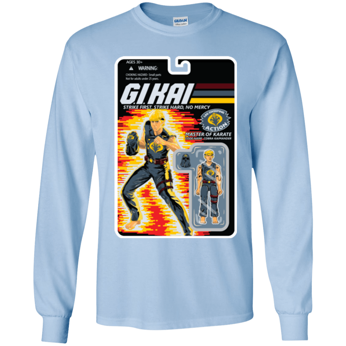 T-Shirts Light Blue / YS GI KAI Youth Long Sleeve T-Shirt