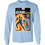 T-Shirts Light Blue / YS GI KAI Youth Long Sleeve T-Shirt