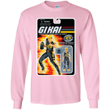 T-Shirts Light Pink / YS GI KAI Youth Long Sleeve T-Shirt
