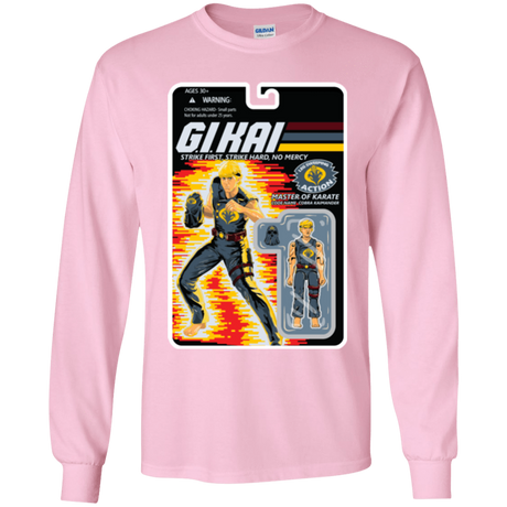 T-Shirts Light Pink / YS GI KAI Youth Long Sleeve T-Shirt