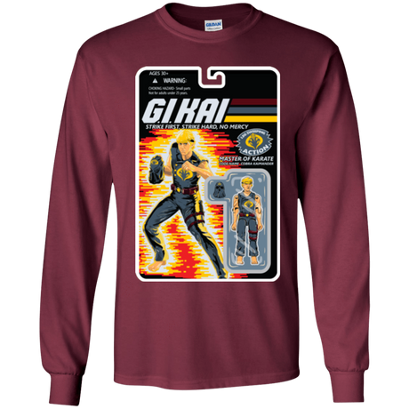 T-Shirts Maroon / YS GI KAI Youth Long Sleeve T-Shirt