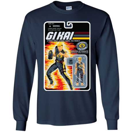 T-Shirts Navy / YS GI KAI Youth Long Sleeve T-Shirt