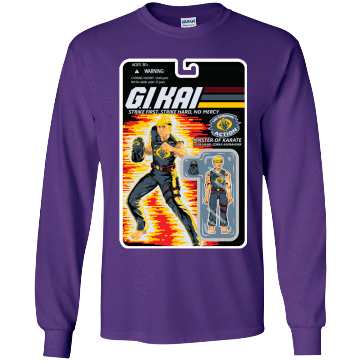 T-Shirts Purple / YS GI KAI Youth Long Sleeve T-Shirt
