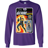 T-Shirts Purple / YS GI KAI Youth Long Sleeve T-Shirt