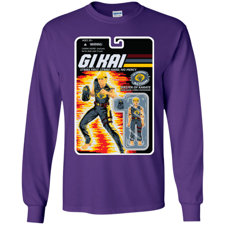 T-Shirts Purple / YS GI KAI Youth Long Sleeve T-Shirt