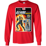 T-Shirts Red / YS GI KAI Youth Long Sleeve T-Shirt