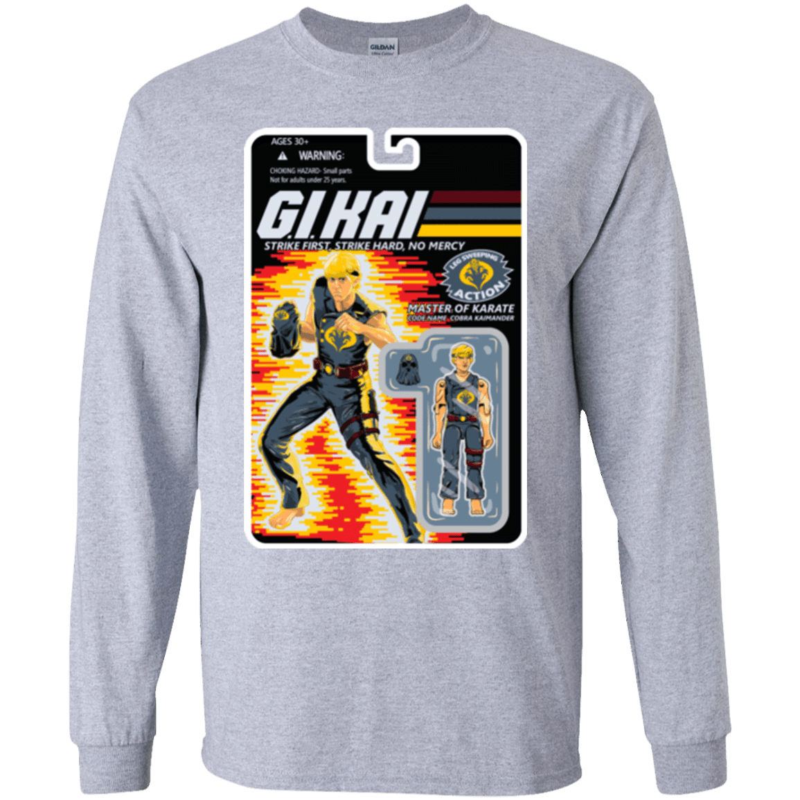 T-Shirts Sport Grey / YS GI KAI Youth Long Sleeve T-Shirt