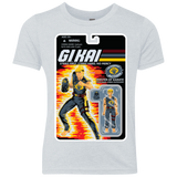 T-Shirts Heather White / YXS GI KAI Youth Triblend T-Shirt
