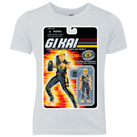 T-Shirts Heather White / YXS GI KAI Youth Triblend T-Shirt