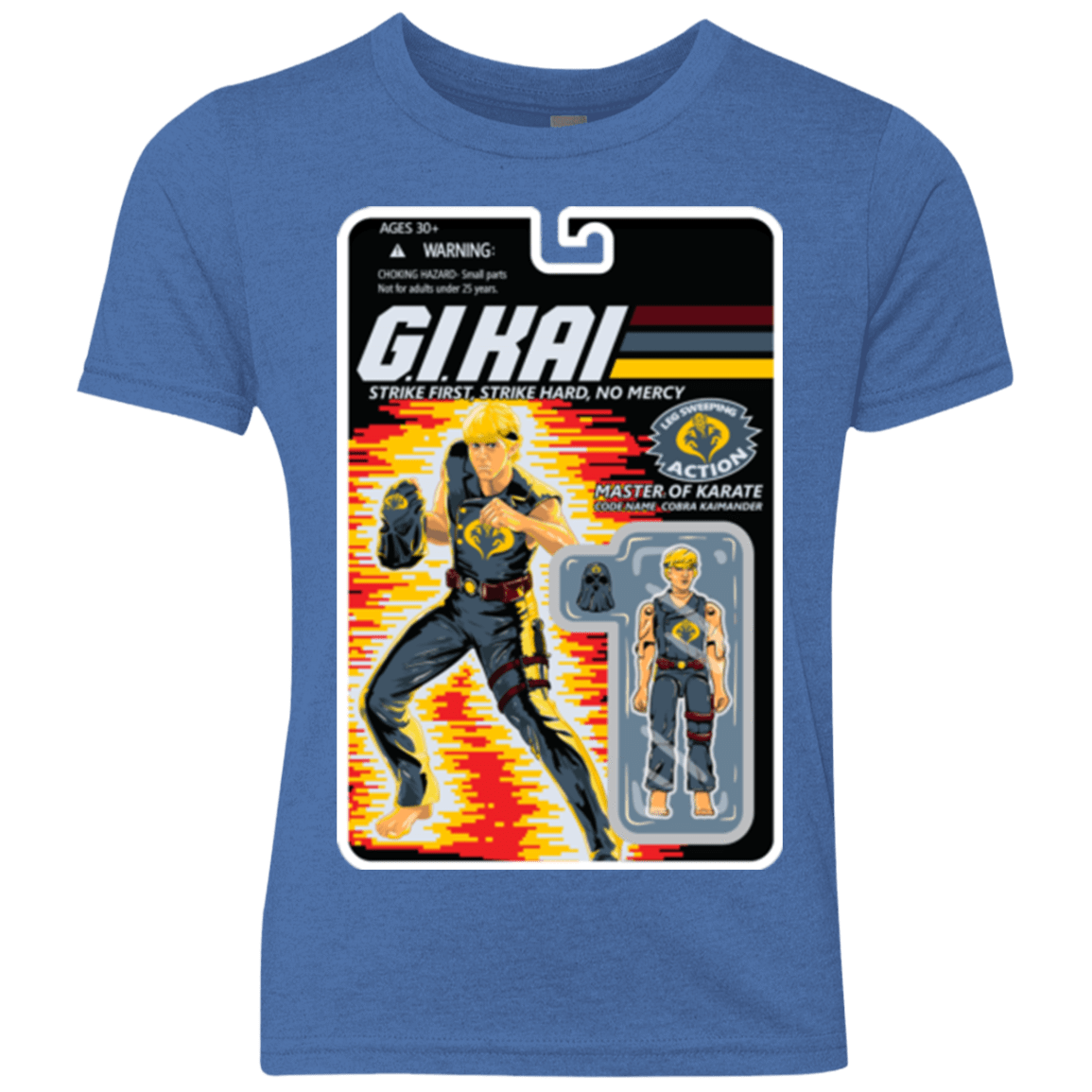 T-Shirts Vintage Royal / YXS GI KAI Youth Triblend T-Shirt