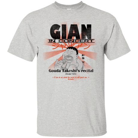 T-Shirts Ash / Small Gian Concert T-Shirt
