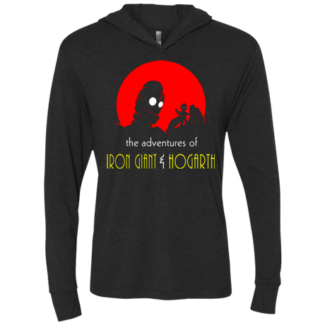 T-Shirts Vintage Black / X-Small Giant Adventures Triblend Long Sleeve Hoodie Tee