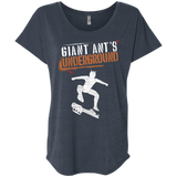 T-Shirts Vintage Navy / X-Small Giant Ants Triblend Dolman Sleeve