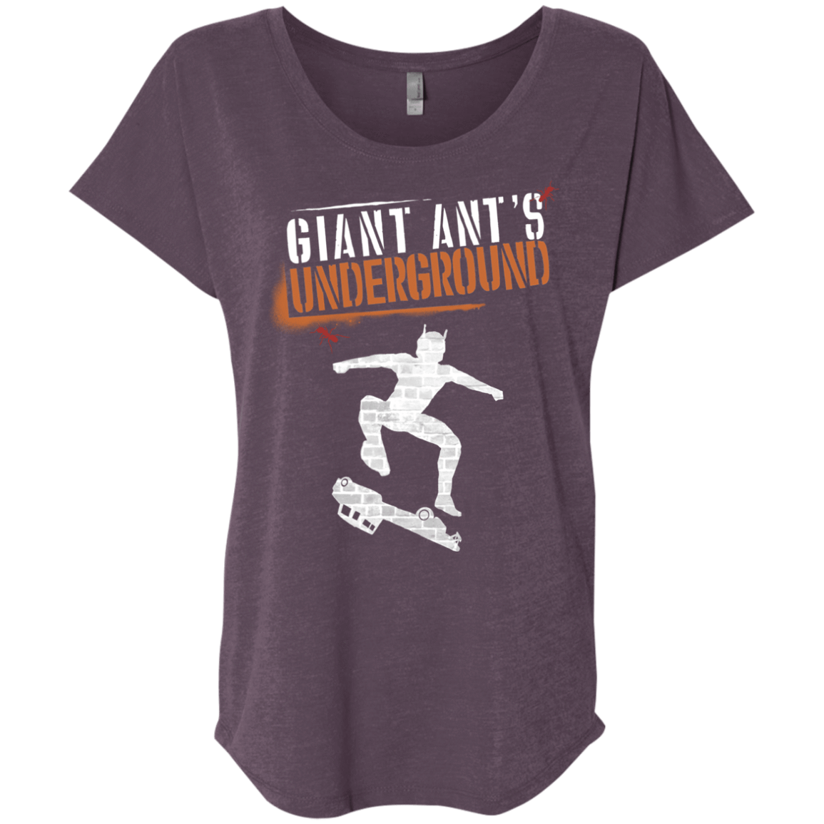 T-Shirts Vintage Purple / X-Small Giant Ants Triblend Dolman Sleeve