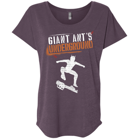 T-Shirts Vintage Purple / X-Small Giant Ants Triblend Dolman Sleeve