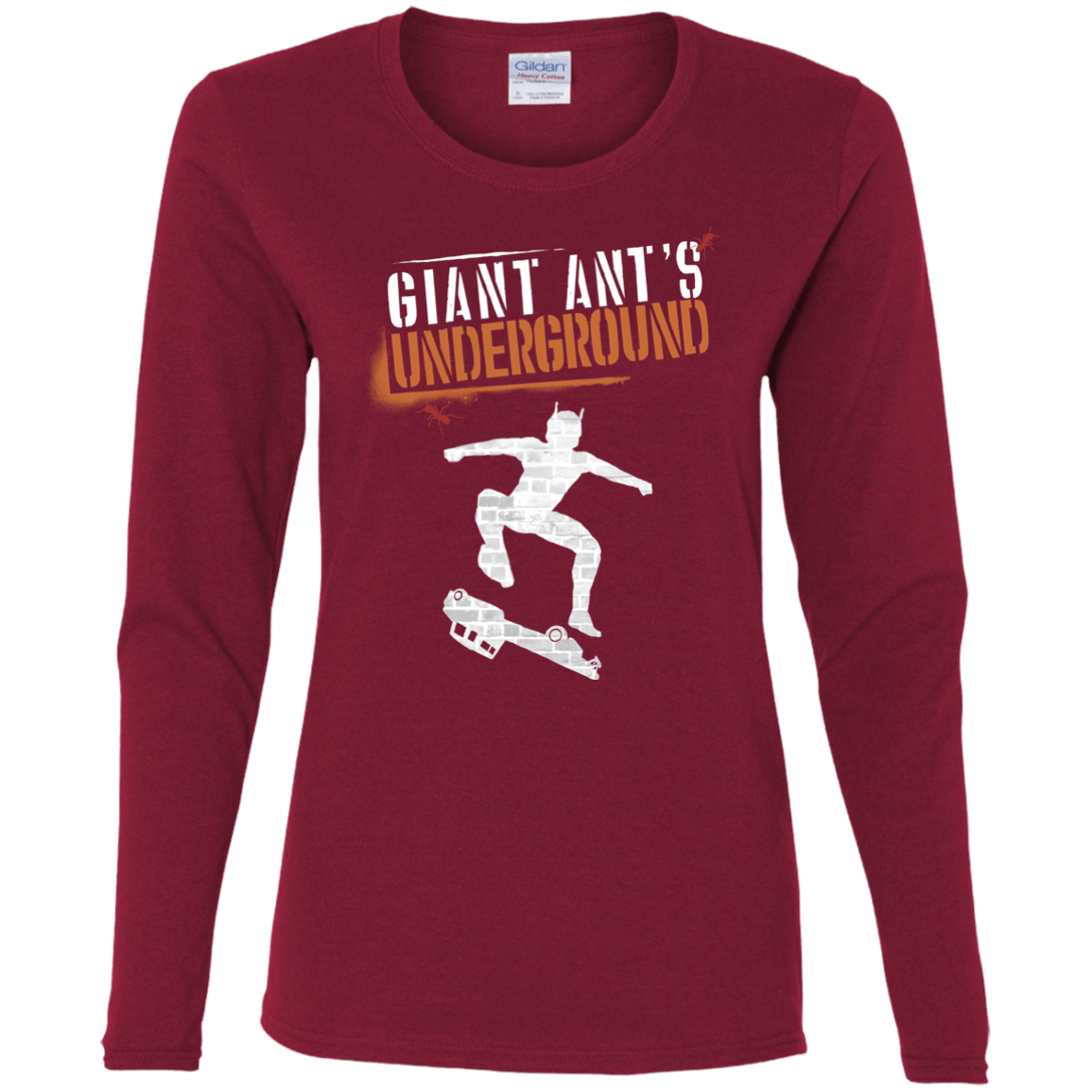 T-Shirts Cardinal / S Giant Ants Women's Long Sleeve T-Shirt
