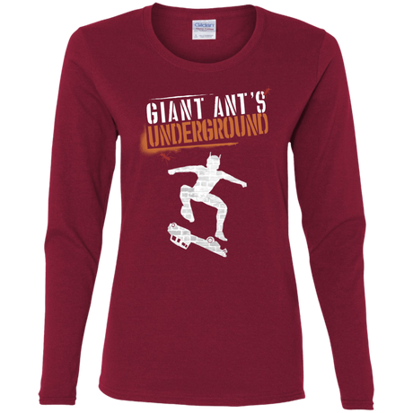 T-Shirts Cardinal / S Giant Ants Women's Long Sleeve T-Shirt