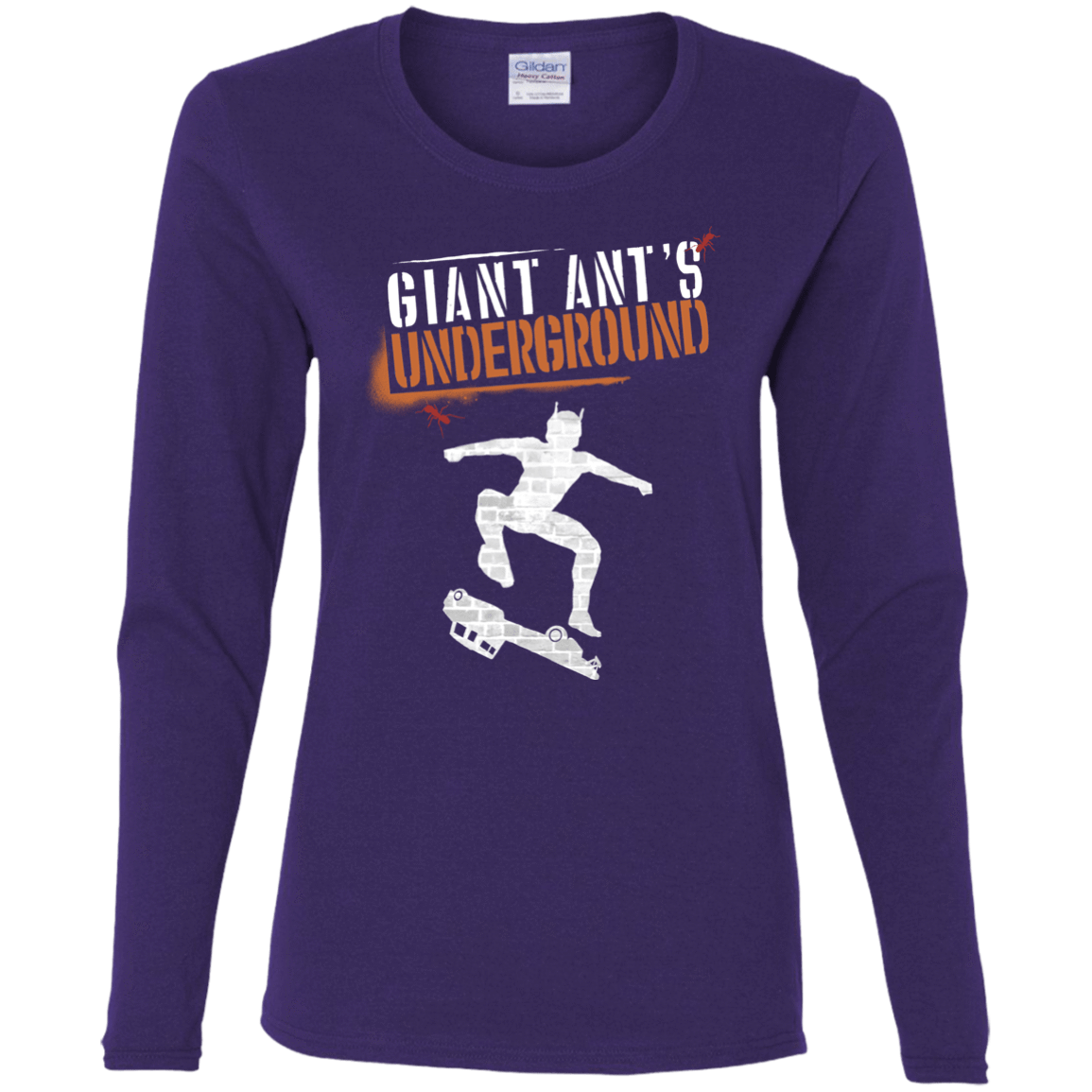 T-Shirts Purple / S Giant Ants Women's Long Sleeve T-Shirt
