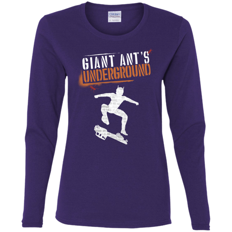 T-Shirts Purple / S Giant Ants Women's Long Sleeve T-Shirt