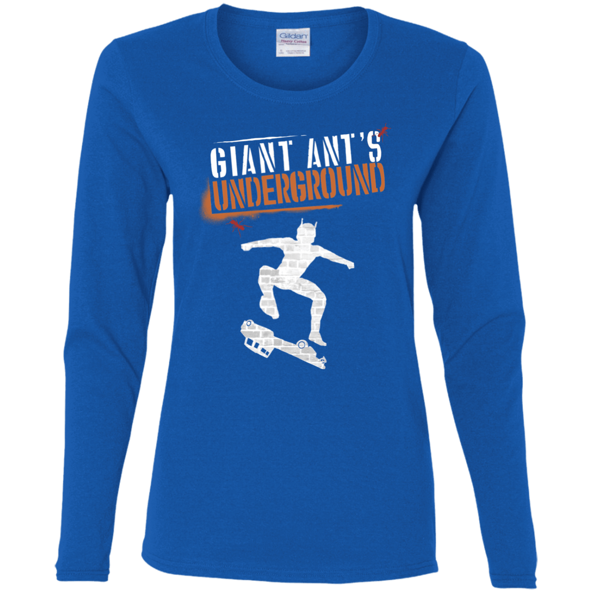 T-Shirts Royal / S Giant Ants Women's Long Sleeve T-Shirt