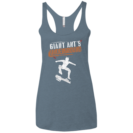 T-Shirts Indigo / X-Small Giant Ants Women's Triblend Racerback Tank