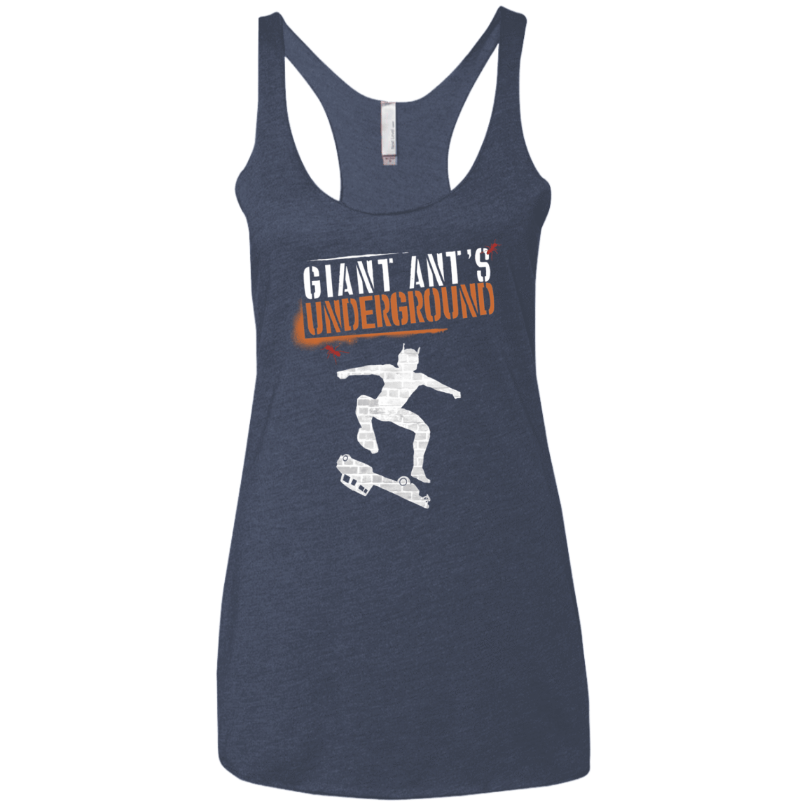 T-Shirts Vintage Navy / X-Small Giant Ants Women's Triblend Racerback Tank