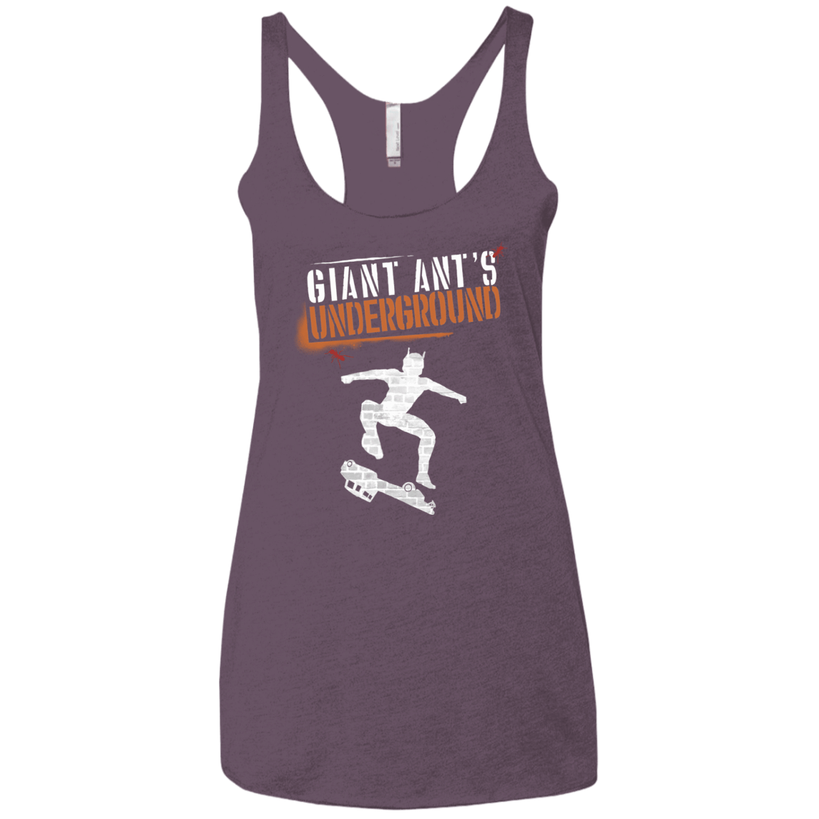 T-Shirts Vintage Purple / X-Small Giant Ants Women's Triblend Racerback Tank