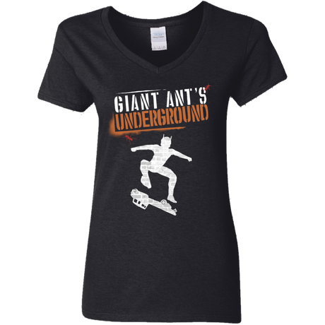 T-Shirts Black / S Giant Ants Women's V-Neck T-Shirt