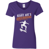 T-Shirts Purple / S Giant Ants Women's V-Neck T-Shirt