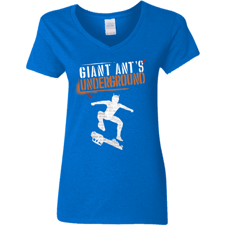 T-Shirts Royal / S Giant Ants Women's V-Neck T-Shirt