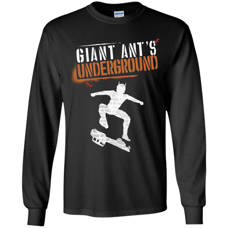T-Shirts Black / YS Giant Ants Youth Long Sleeve T-Shirt