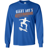 T-Shirts Royal / YS Giant Ants Youth Long Sleeve T-Shirt