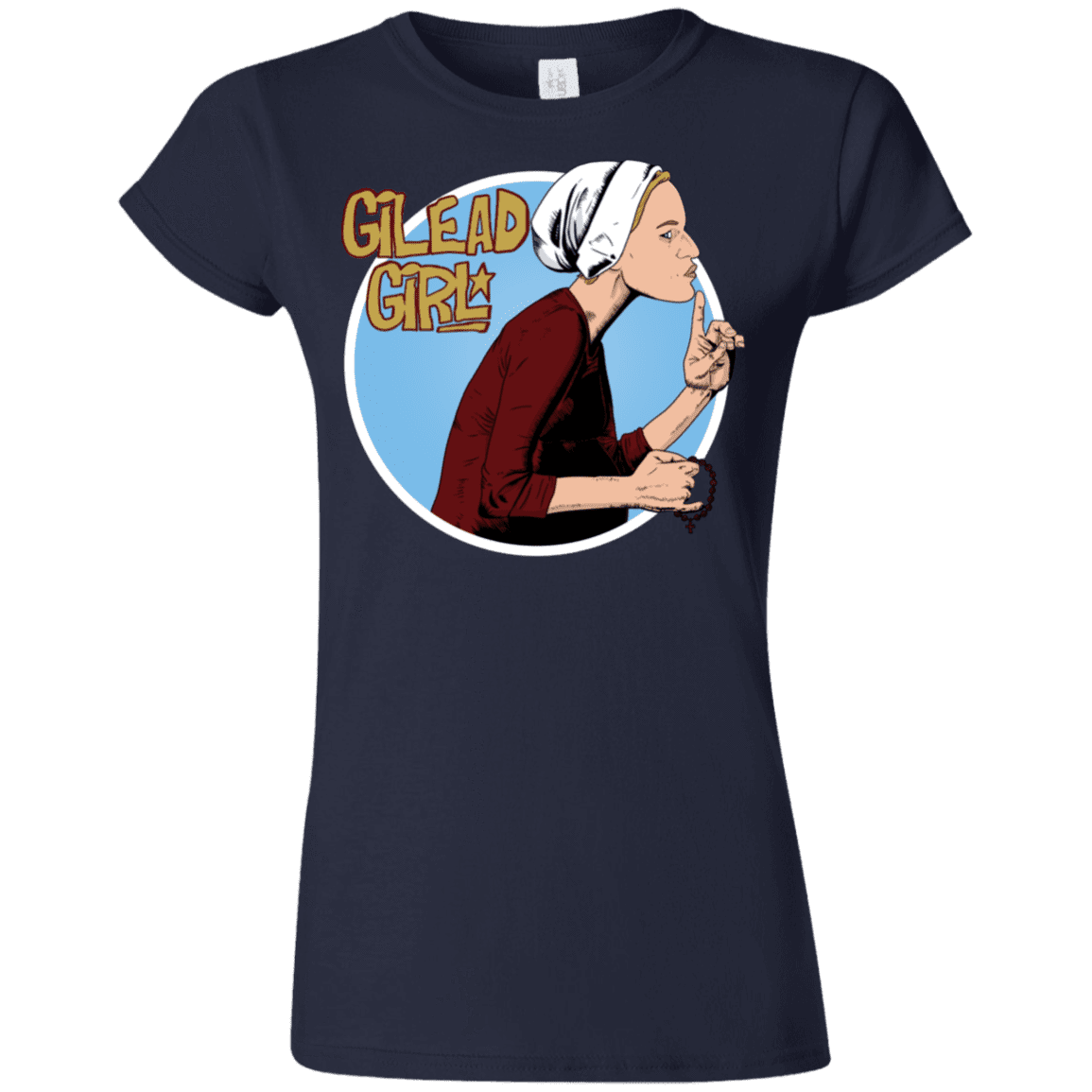 T-Shirts Navy / S Gilead Girl Junior Slimmer-Fit T-Shirt