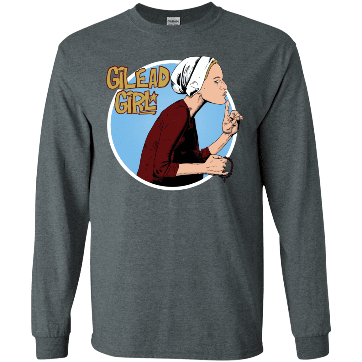 T-Shirts Dark Heather / S Gilead Girl Men's Long Sleeve T-Shirt