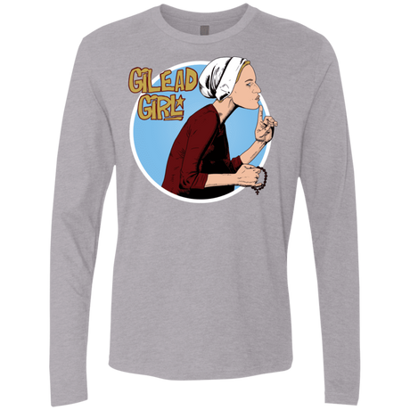 T-Shirts Heather Grey / S Gilead Girl Men's Premium Long Sleeve