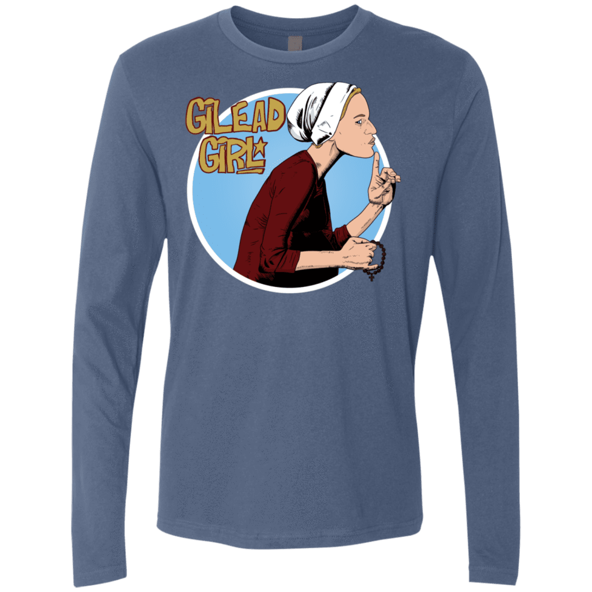 T-Shirts Indigo / S Gilead Girl Men's Premium Long Sleeve